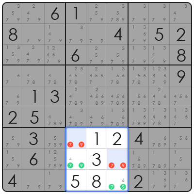sudoku x wing technique